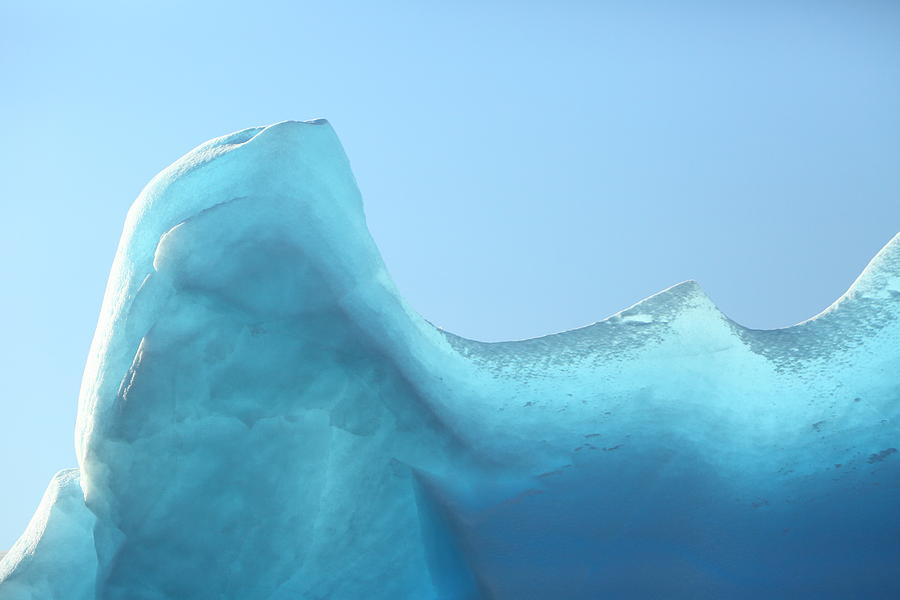 Blue Ice Photograph by Bruce J Robinson