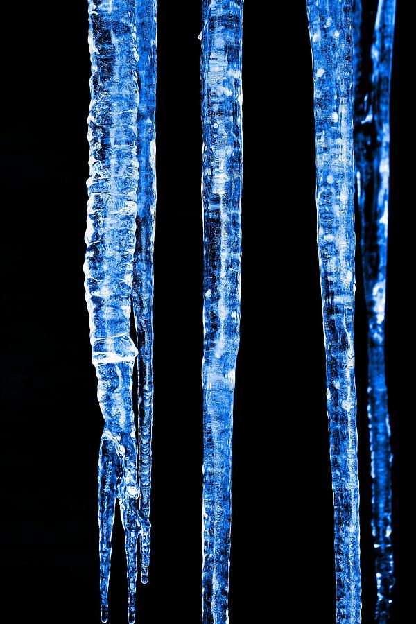 Blue Ice Photograph by David  Hubbs