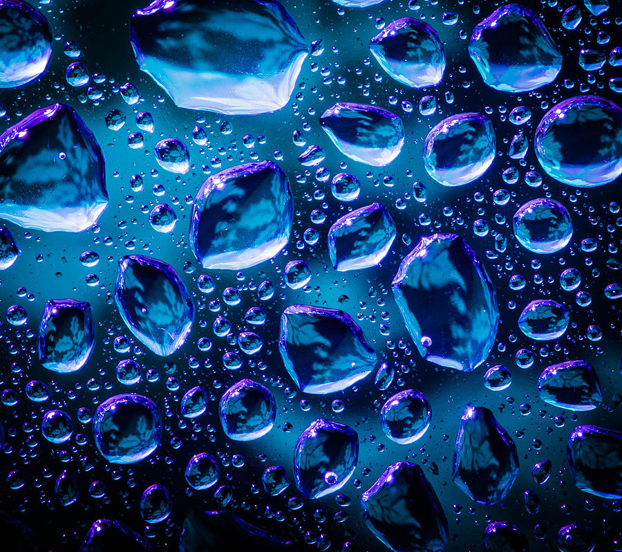 Blue Ice Shower Photograph by Bruce Pritchett