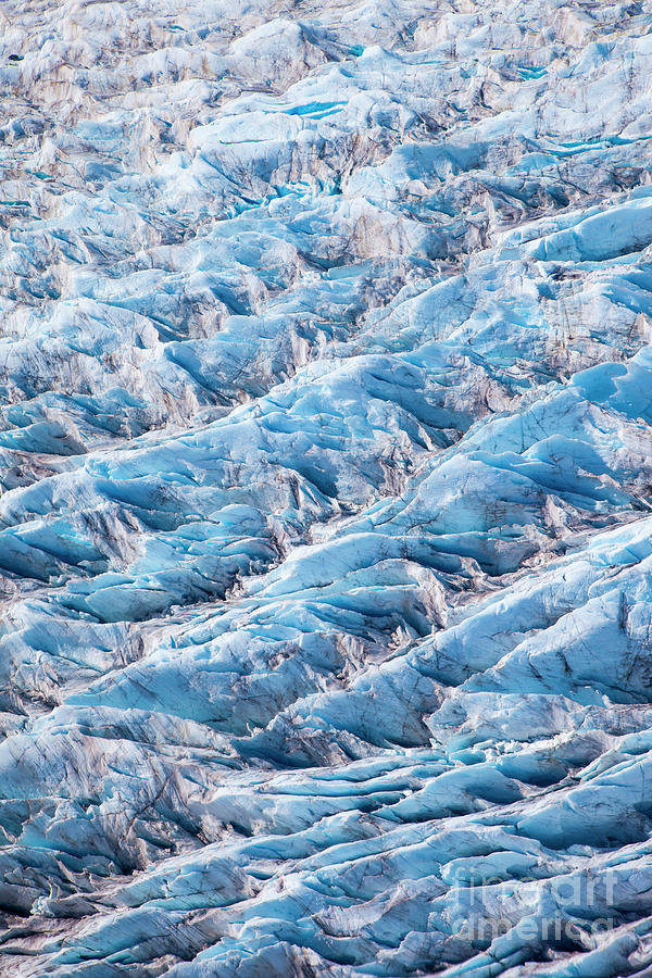 Blue Ice Photograph by Timothy Johnson