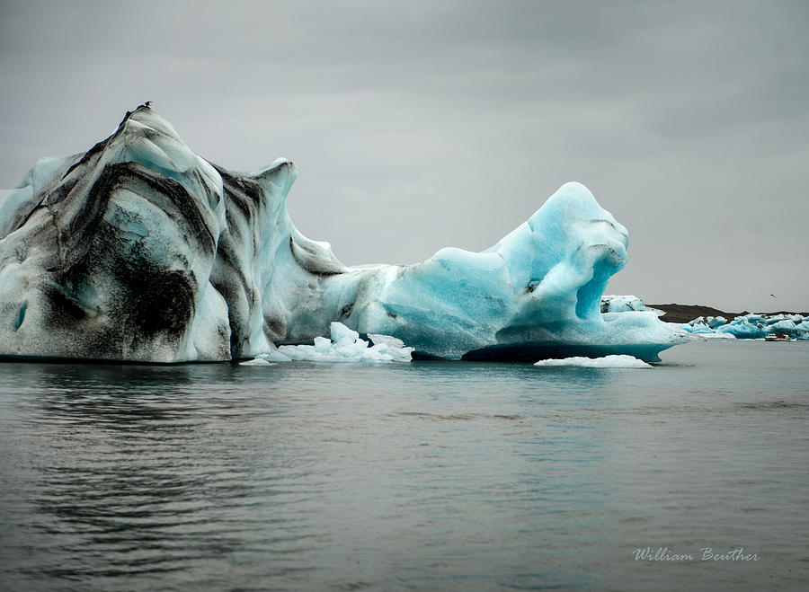 Blue Ice Photograph by William Beuther