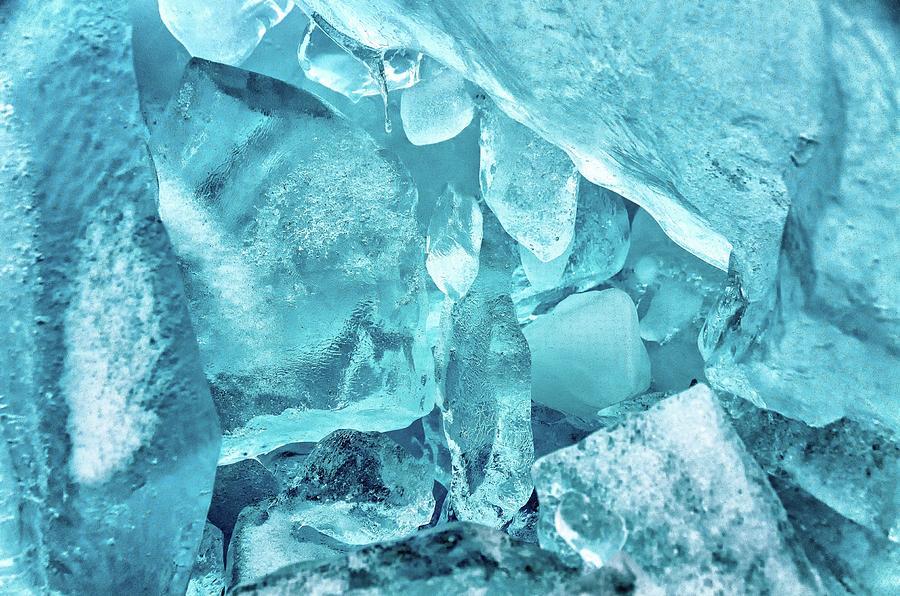 Blue Ice Photograph by Winnie Chrzanowski