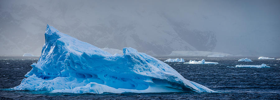 Ice Photograph - Blue Iceberg - Antarctica Iceberg Photograph by Duane Miller