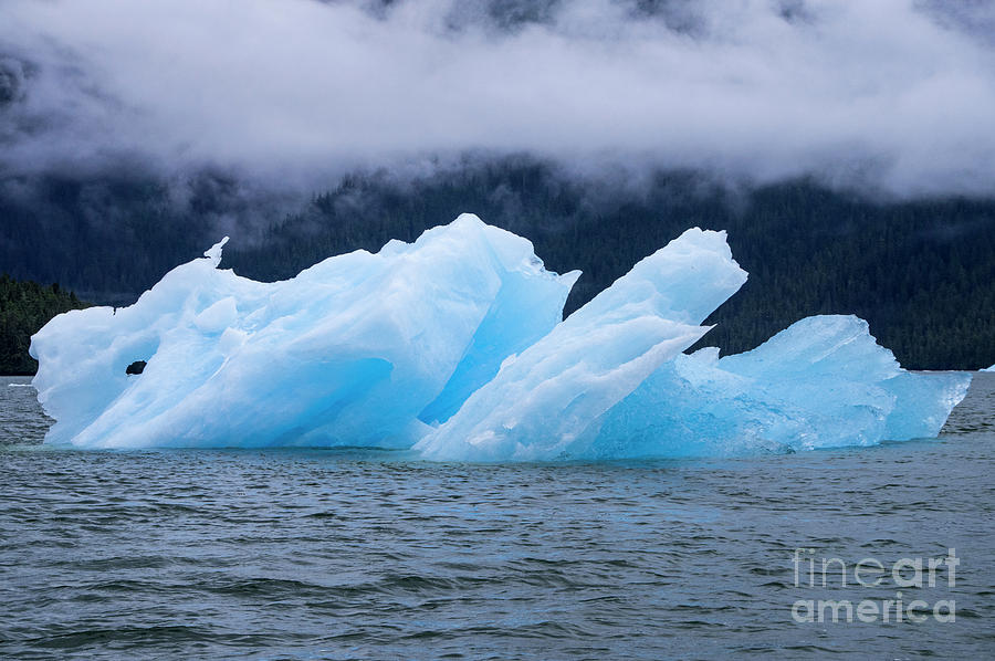 Blue Iceberg Photograph by Louise Magno