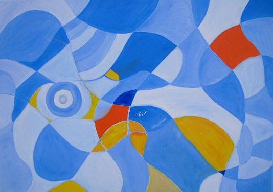 Blue Iii Painting By Gunter Tanzerel Fine Art America