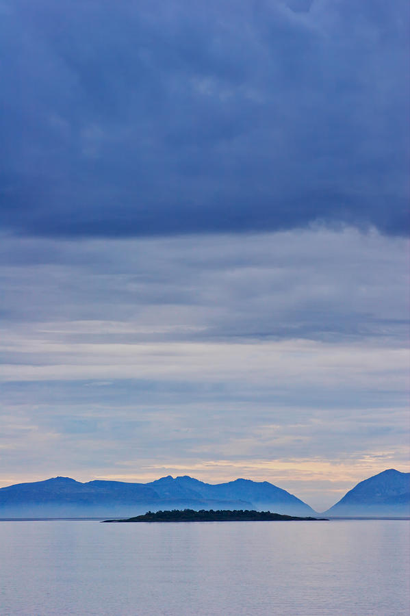 Blue Islands In Northern Norway Photograph
