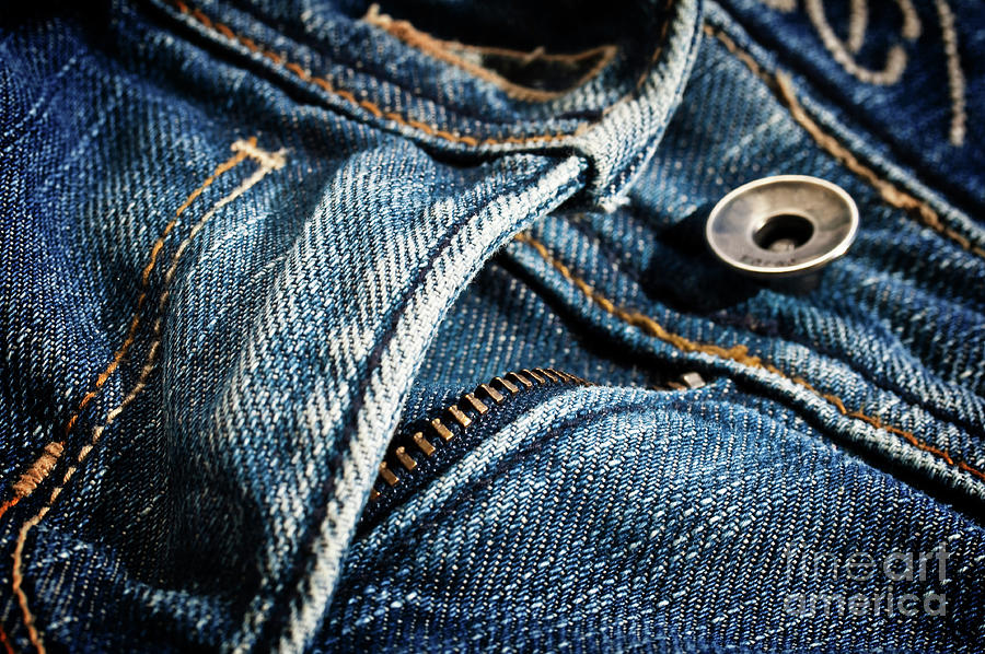 Blue jeans Photograph by Delphimages Photo Creations
