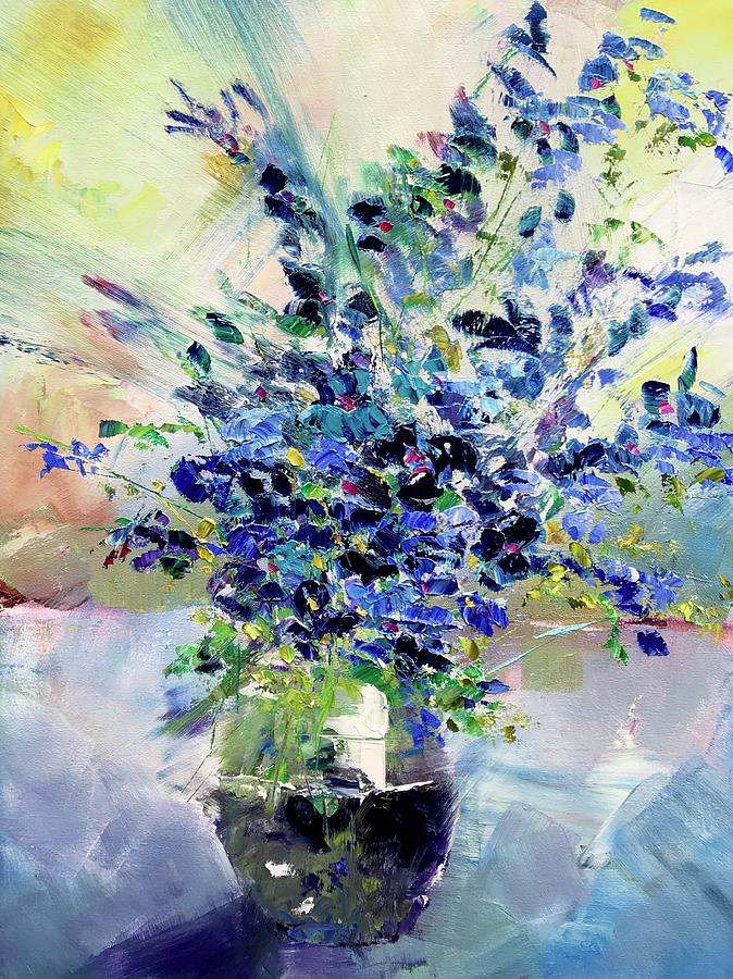 Blue Painting by Julia S Powell - Fine Art America