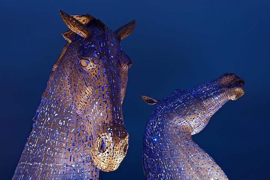 Blue Kelpies Photograph by Stephen Taylor