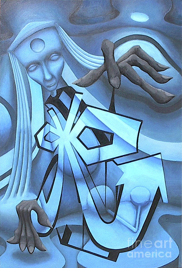 Blue Painting by Kevin J Graham Blue Painting by Kevin J Graham