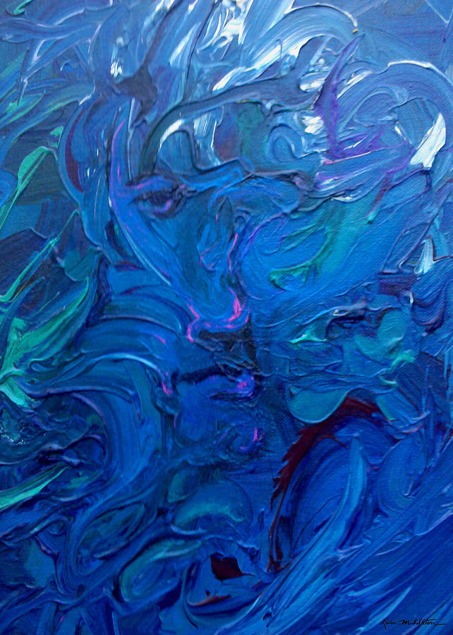 Blue Painting by Kevin Middleton