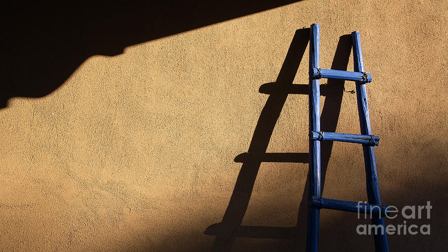 Blue Ladder Photograph by Patti Schulze