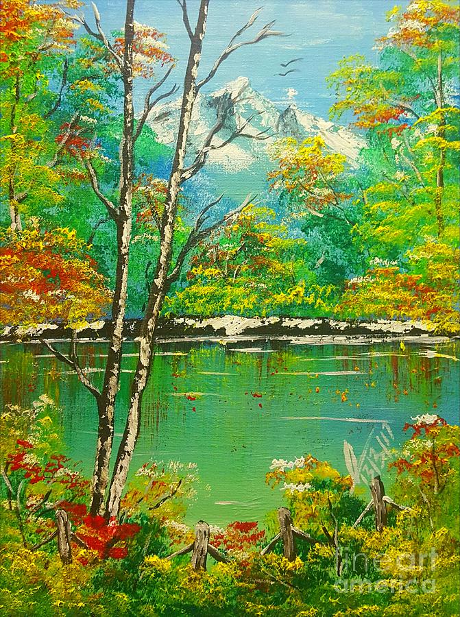Blue Lagoon Painting