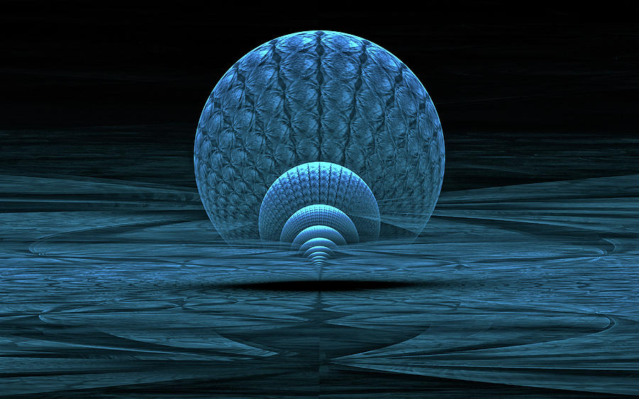 Blue Lagoon Digital Art by Gary Blackman