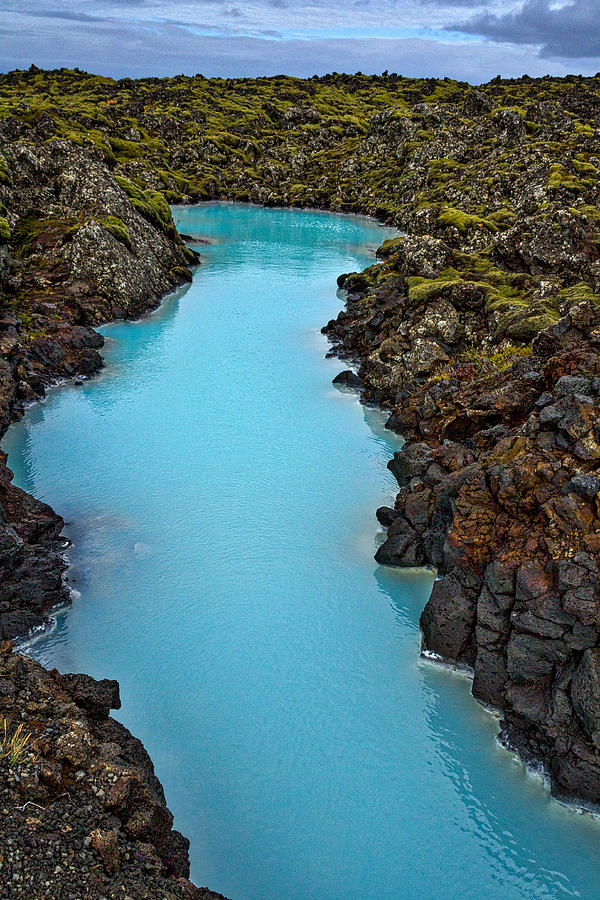 Blue Lagoon Landscape #3 - Iceland Photograph by Stuart Litoff