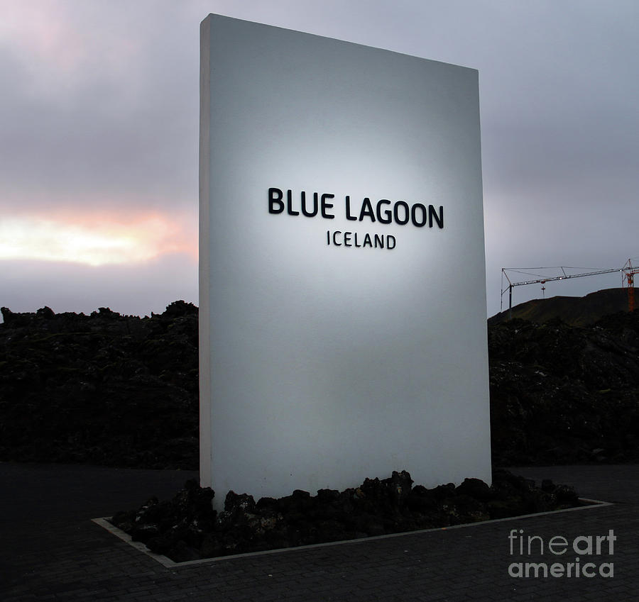 Blue Lagoon Sign  6142 Photograph by Jack Schultz