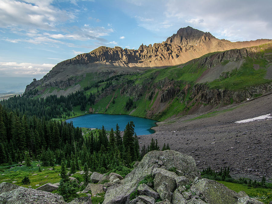 Blue Lakes Basin Photograph by Aaron Spong
