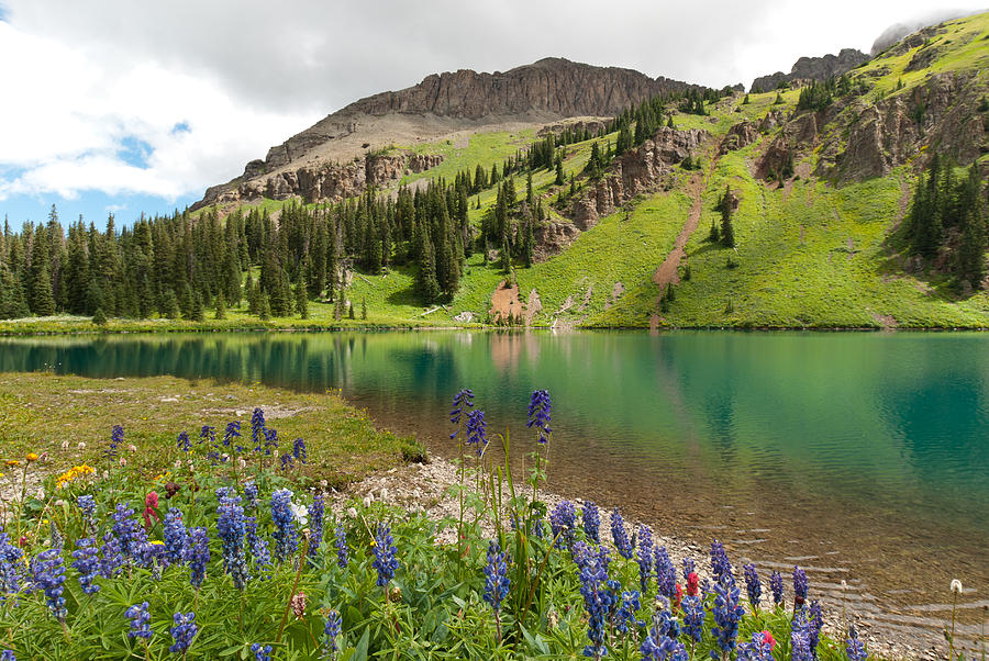 Blue Lakes Summer Splendor Photograph by Cascade Colors