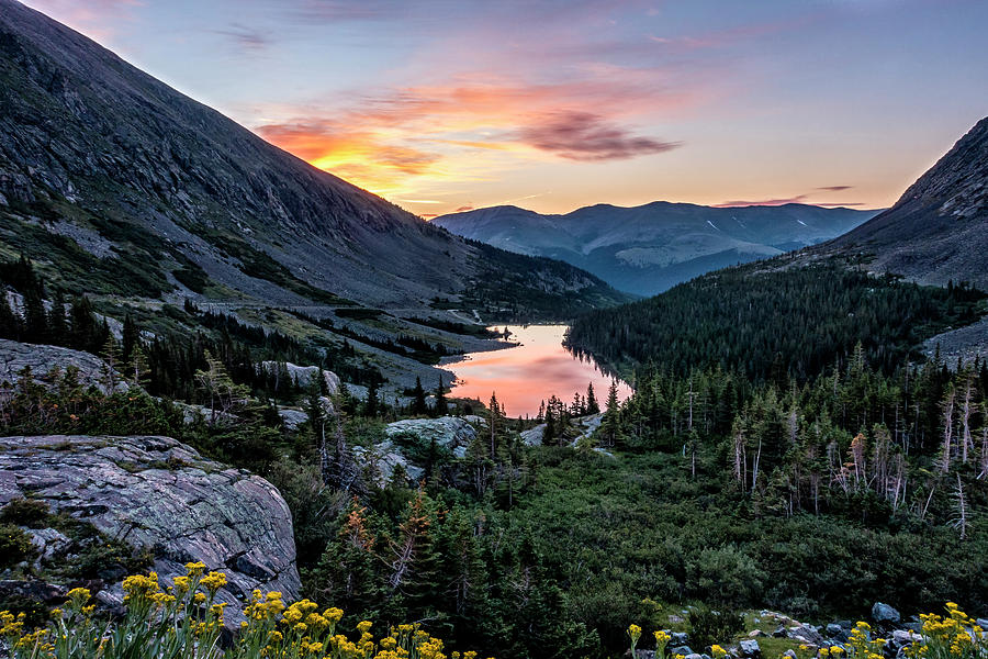 Blue Photograph - Blue Lakes Sunrise by Bryan Toro Blue Photograph - Blue Lakes Sunrise by Bryan Toro