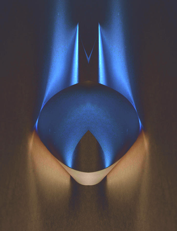 Blue Light Special Sculpture by Rein Nomm