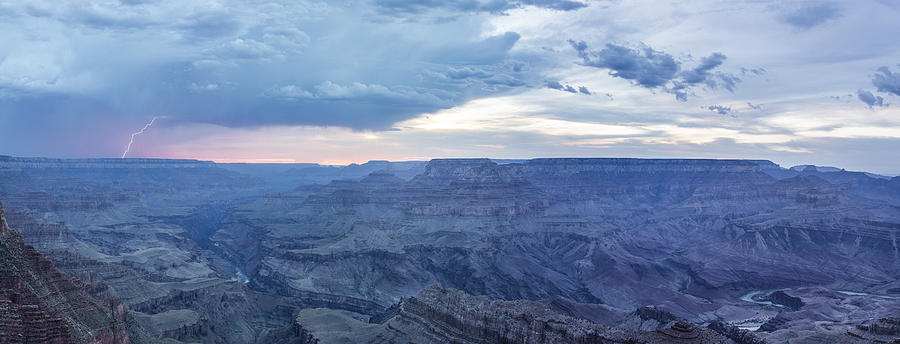 Blue Lightning Grand Canyon Photograph by John McGraw