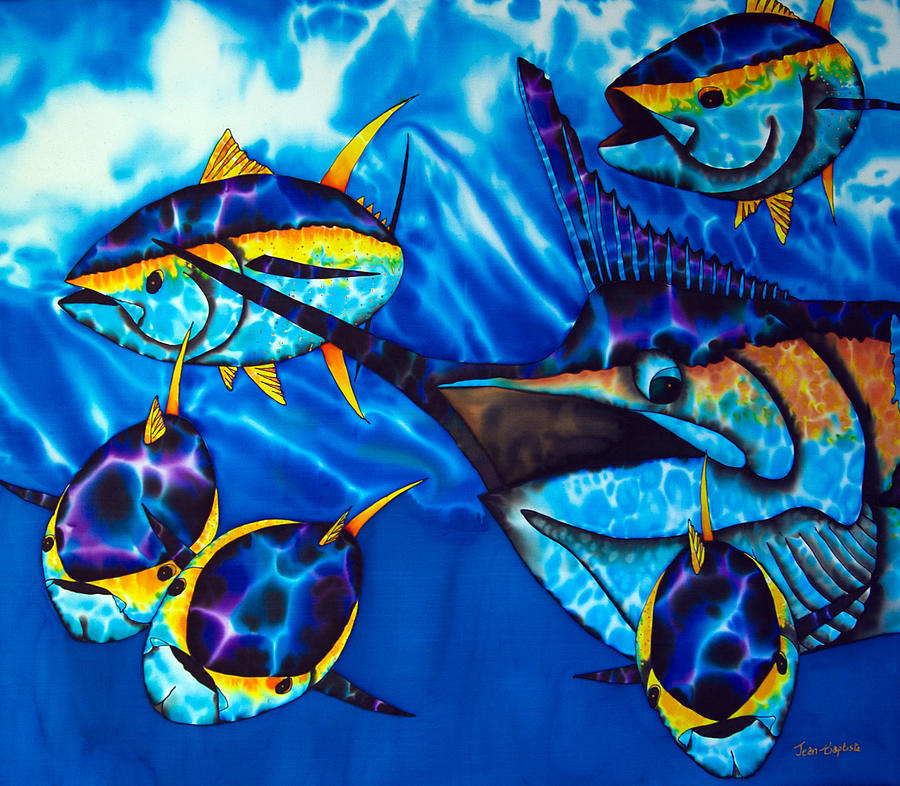 Blue Marlin and Yellowfin Tuna Photograph by Daniel Jean-Baptiste