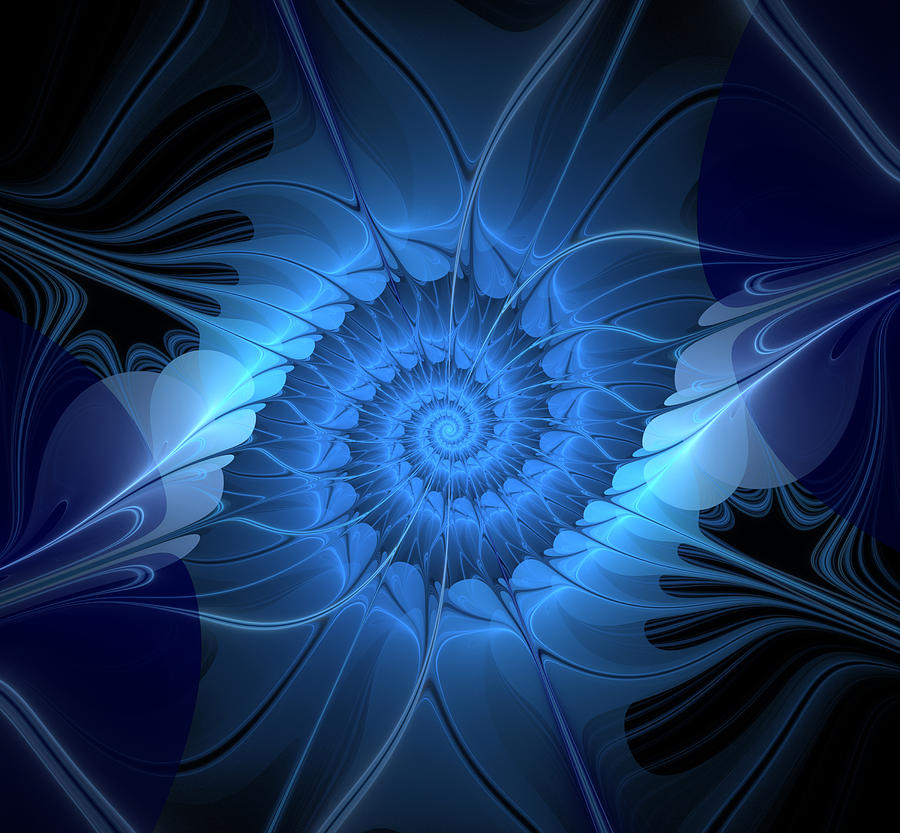 Blue Melody Digital Art by Svetlana Yelkovan | Fine Art America