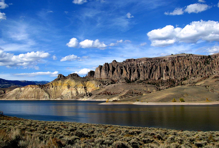 Blue Mesa Lake Photograph by Randall Burdette | Fine Art America