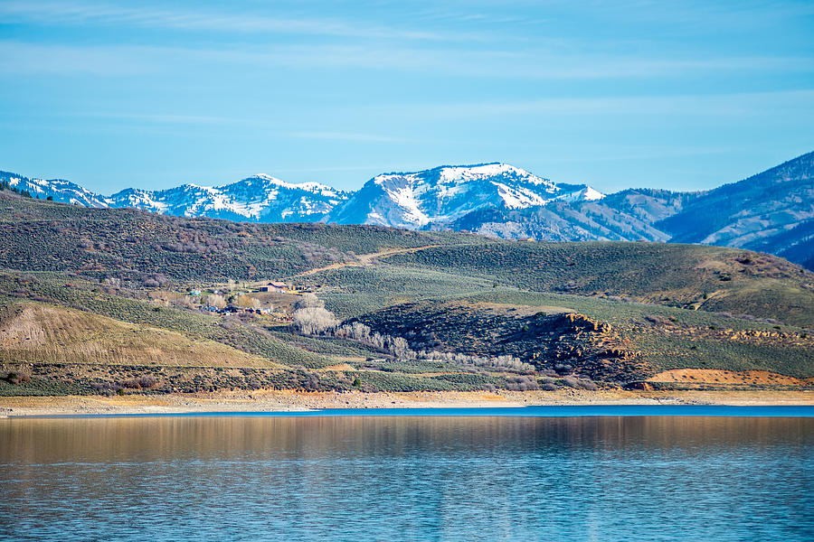 Blue Mesa Reservoir In Gunnison National Forest Colorado Photograph by Alex Grichenko