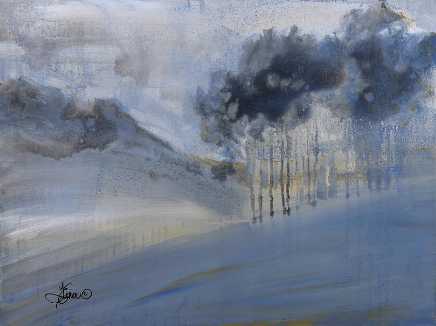 Blue Mist Painting by Terri Einer