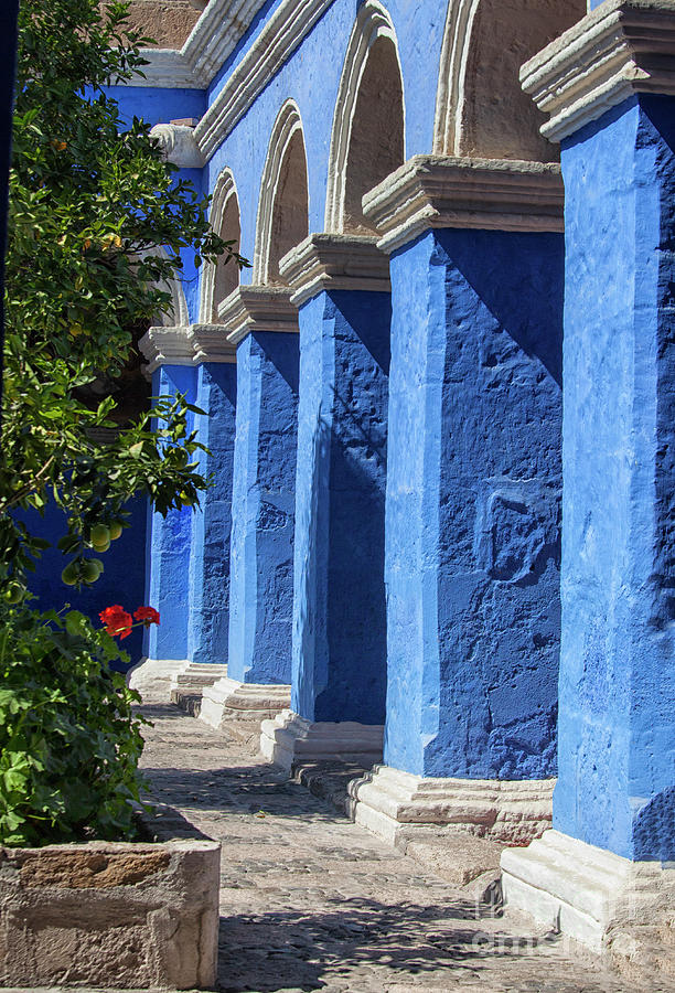 Blue monastery Photograph by Patricia Hofmeester