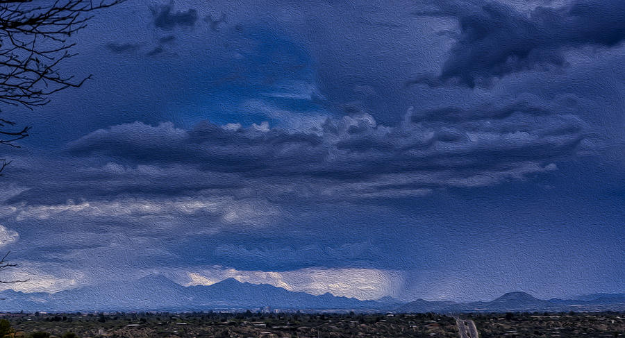 Blue Mood-Oil No.2 Photograph by Mark Myhaver