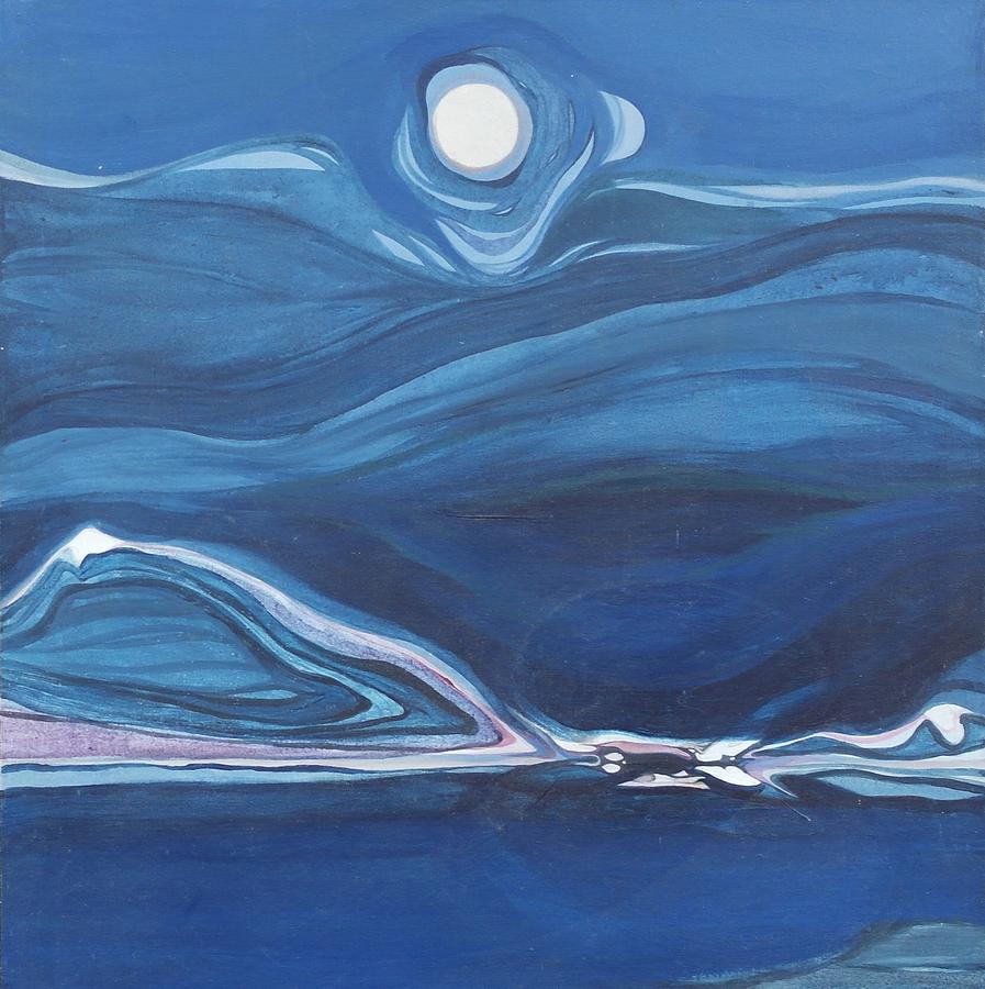 Blue Moon Painting