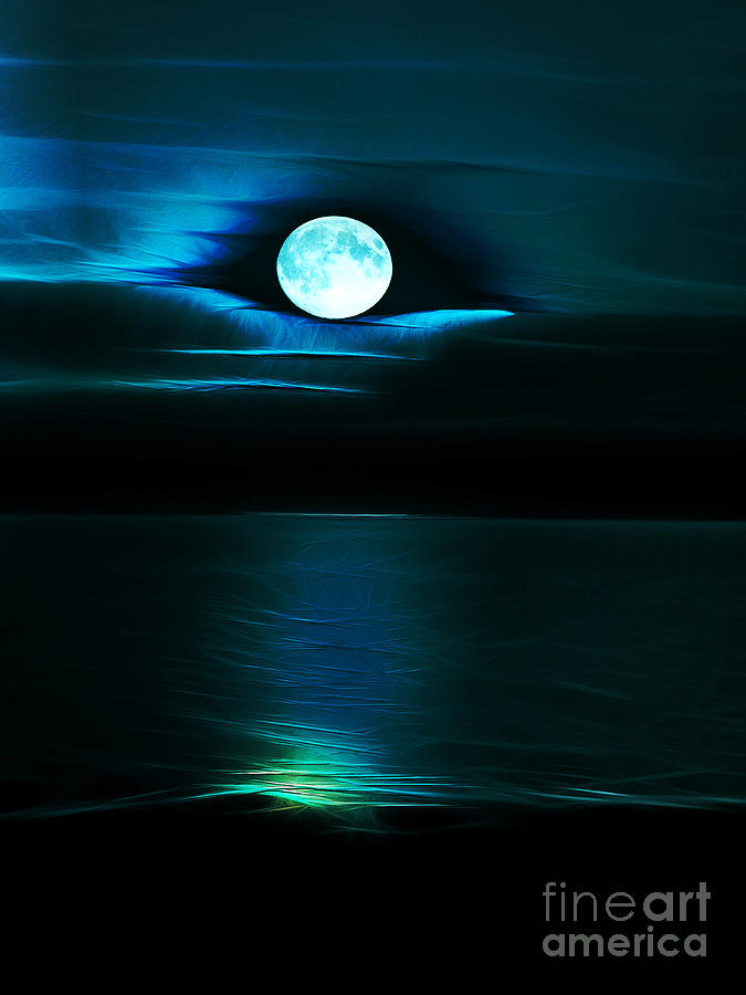 Blue Moon Photograph by Elaine Hunter