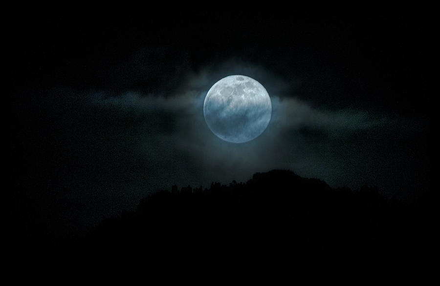 Blue Moon  Photograph by Saija Lehtonen