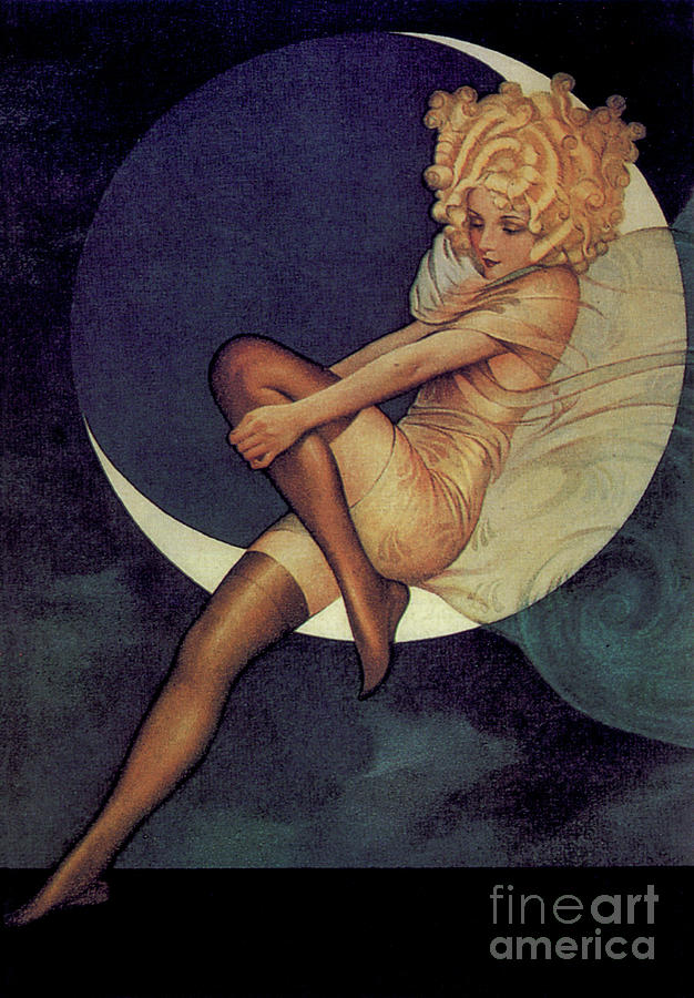 Blue Moon Silk Stockings Photograph by Garry McMichael