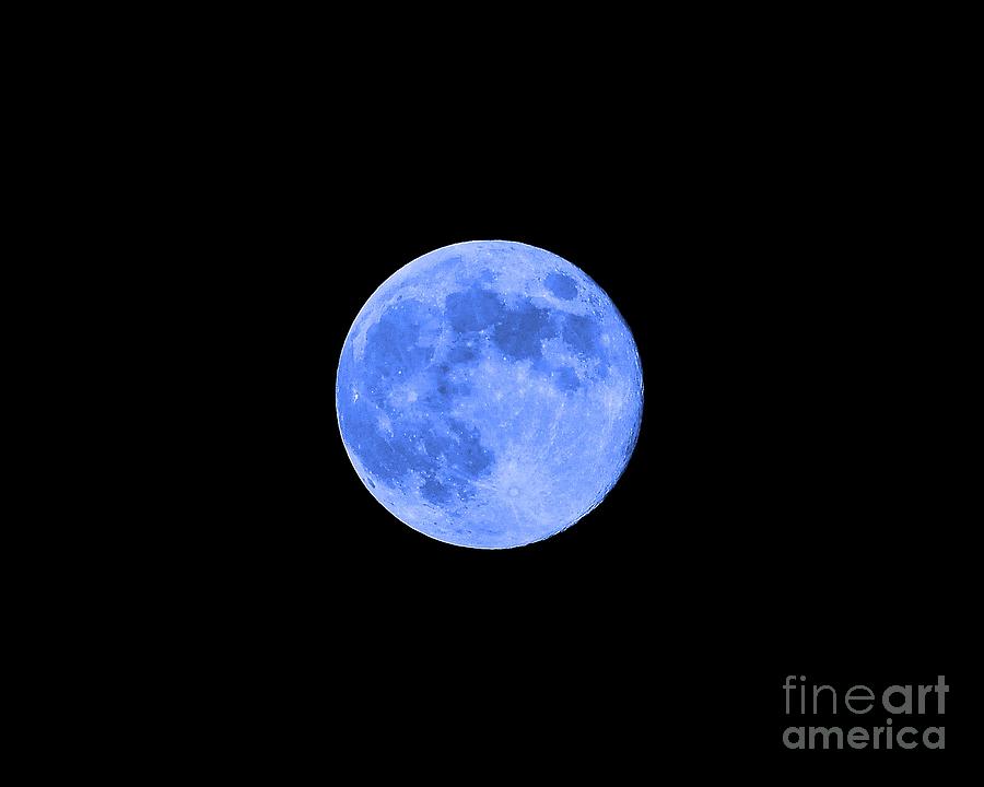 Blue Moon .png Photograph by Al Powell Photography USA