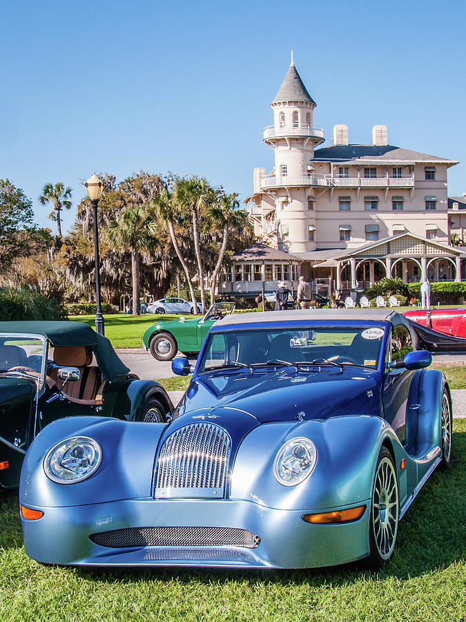 Car Photograph - Blue Morgan At The Jekyll Island Club by Andrew Wilson