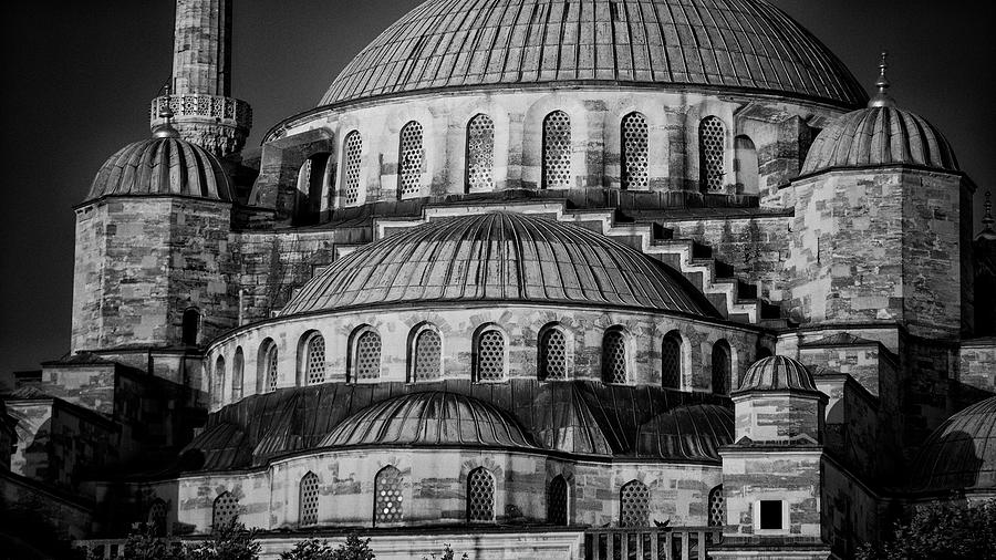 Blue Mosque Dome Photograph by Stephen Stookey