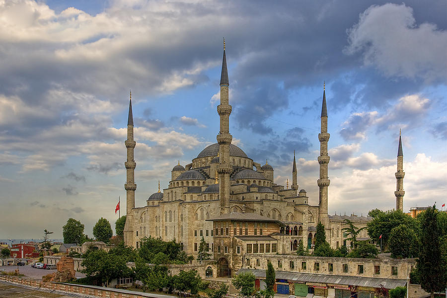 Blue Mosque Morning, Istanbul, Turkey Photograph by Rob Greebon - Fine ...