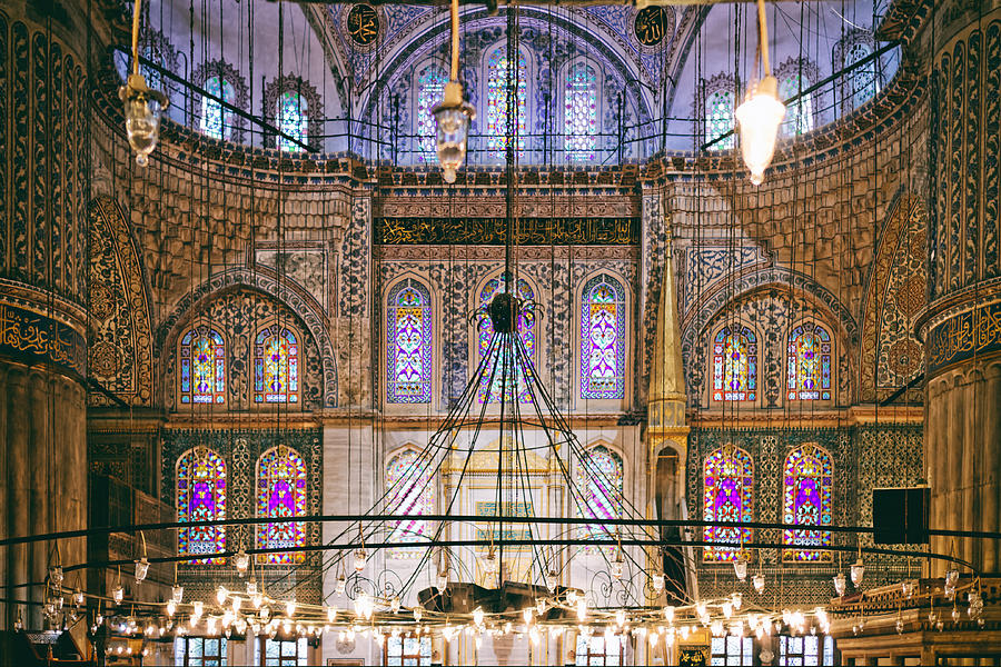 Blue Mosque of Istanbul Photograph by Adam Rainoff