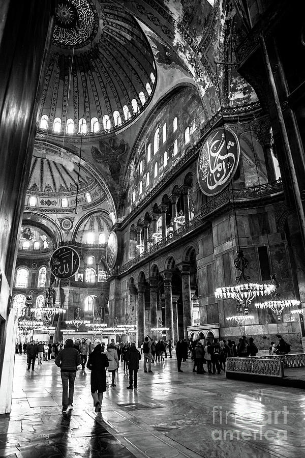 Blue Mosque-- Sultan Ahmed Mosque Interior Photograph by Rene Triay FineArt Photos