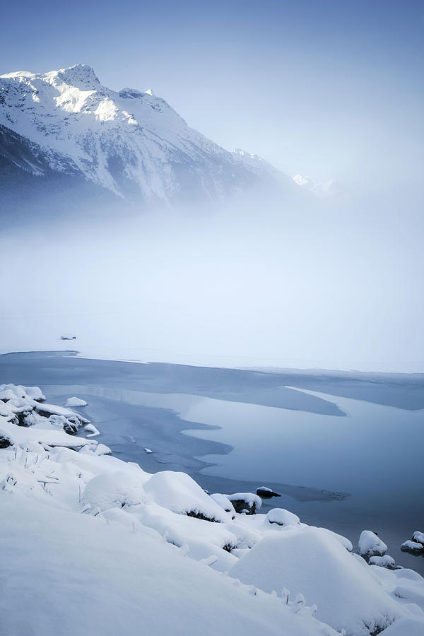 Blue mountain fog Photograph by Michele Cornelius