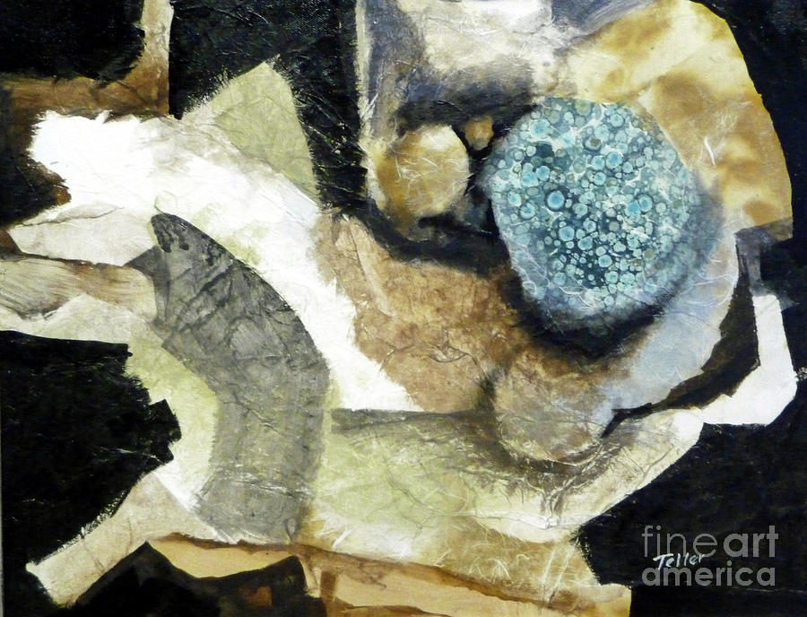 Blue Nest Painting by Douglas Teller