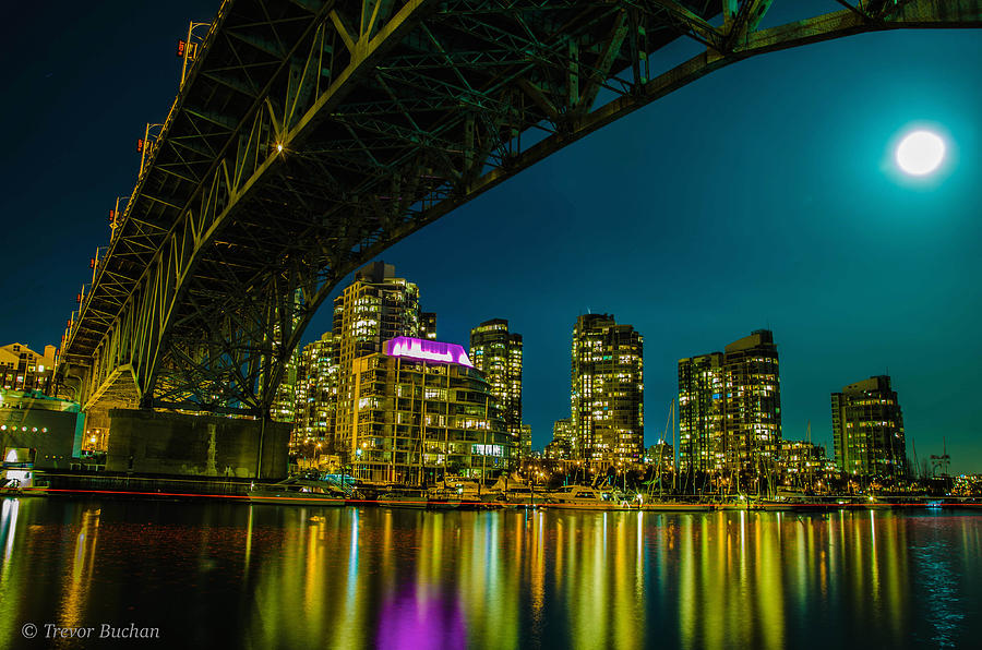 Vancouver Photograph - Blue Night by Trevor Buchan