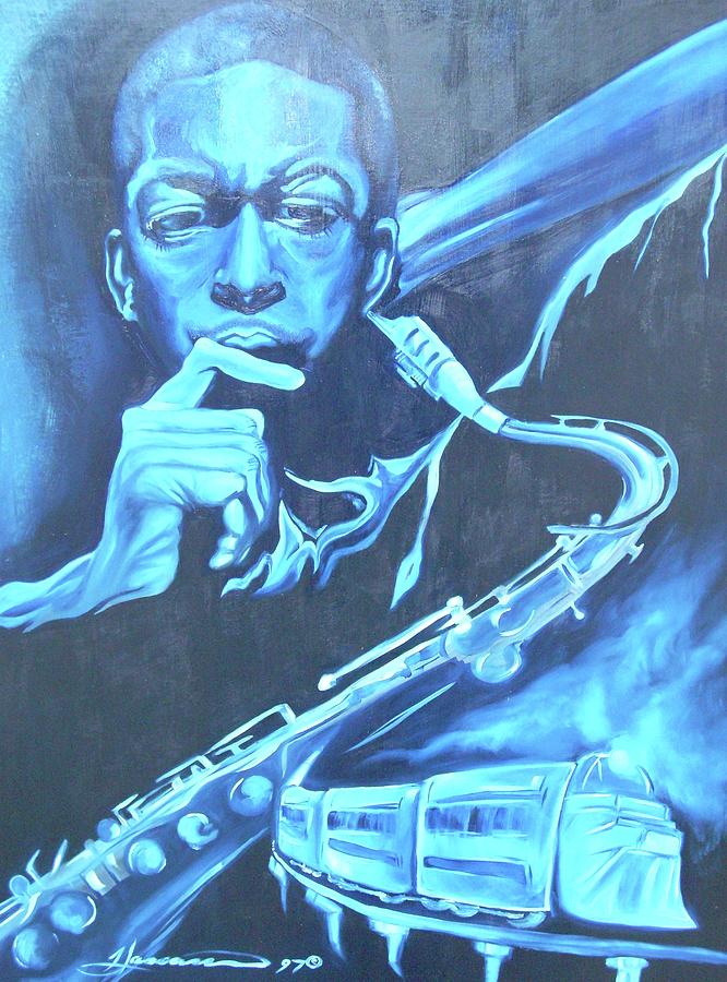 Blue Note Painting by Hasaan Kirkland