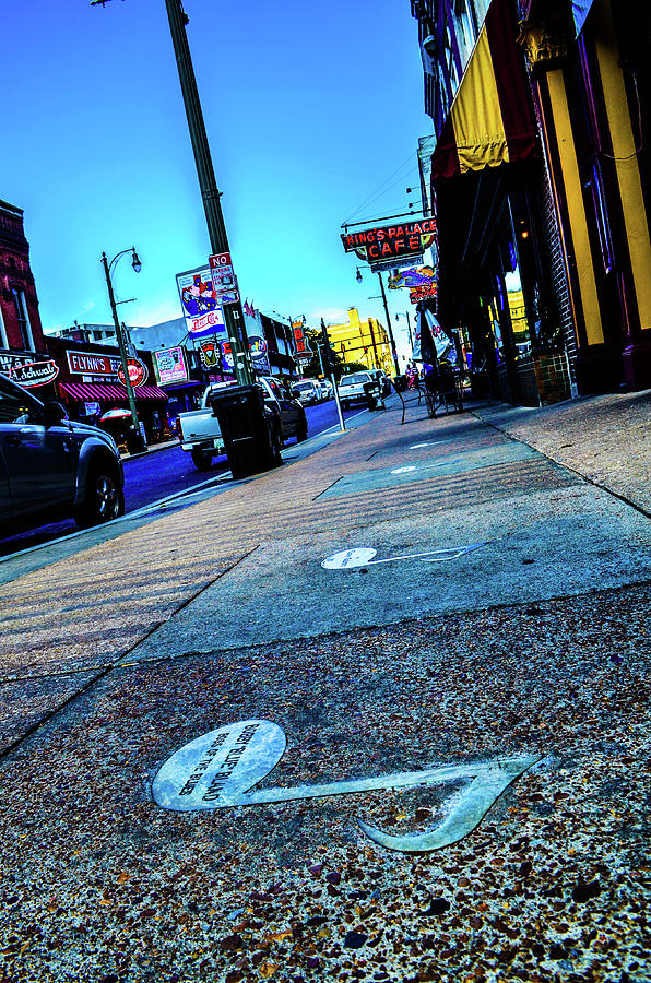 Memphis Photograph - Blue Notes on Beale by D Justin Johns