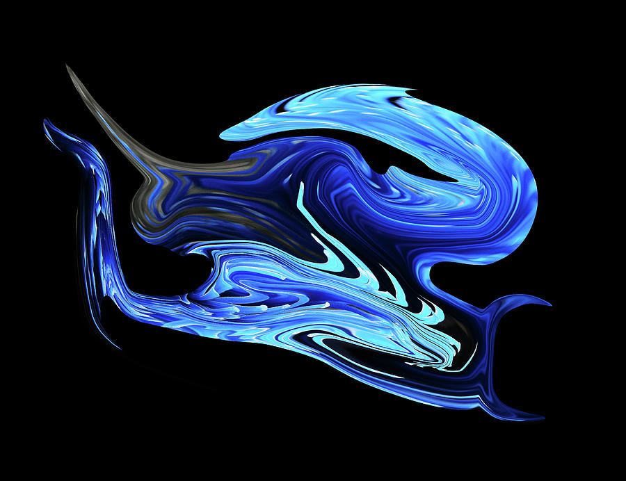 Blue Ocean Spirit Digital Art by Robert Woodward