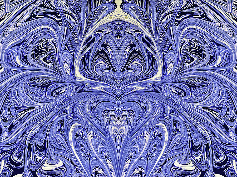 Blue Oil Gestalt Abstract II Photograph by John Williams