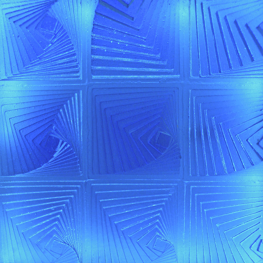 Blue Panel Digital Art